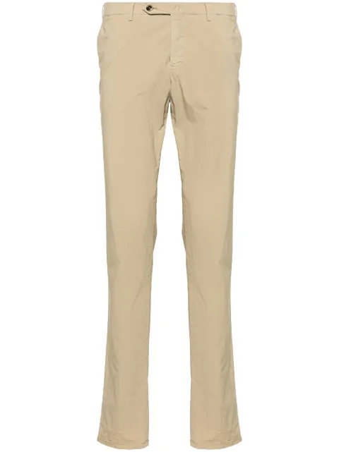 PT Torino mid-rise slim-fit trousers Neutrals COVT01Z00CL1NU70
