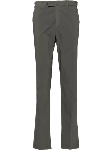 PT Torino mid-rise slim-fit trousers Green COVT01Z00CL1NU70