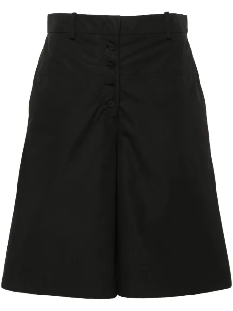 Jil Sander high-waist bermuda shorts Black J03KA0233J45002