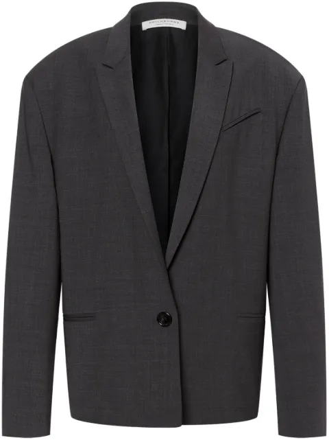 Philosophy Di Lorenzo Serafini single-breasted blazer Grey A05047126