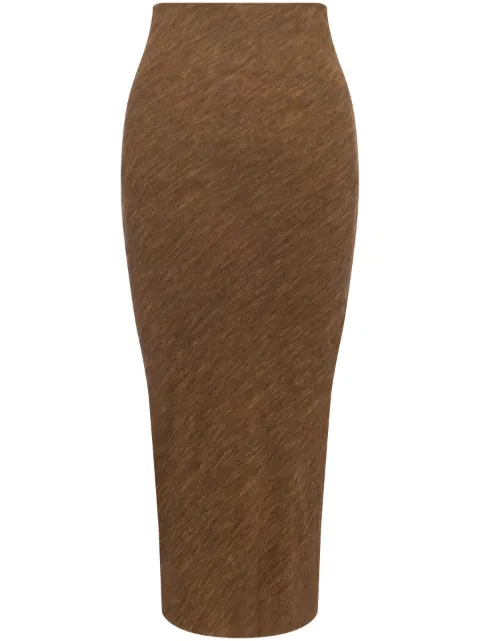 Philosophy Di Lorenzo Serafini high-waist pencil skirt Brown A01155738