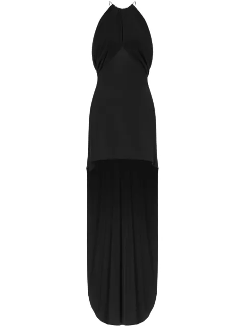 Philosophy Di Lorenzo Serafini halterneck high-low dress Black AEF242G04175719
