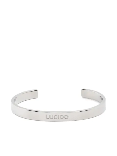 MM6 Maison Margiela Numeric engraved cuff bracelet Silver SM7UY0067P6469