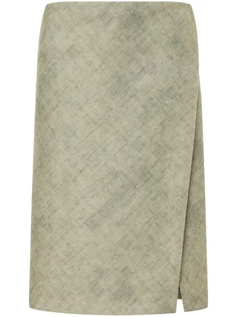 Philosophy Di Lorenzo Serafini A-line wrap skirt Neutrals A01167137