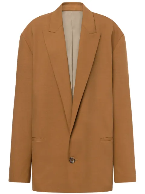 Philosophy Di Lorenzo Serafini single-breasted blazer Brown A05015727