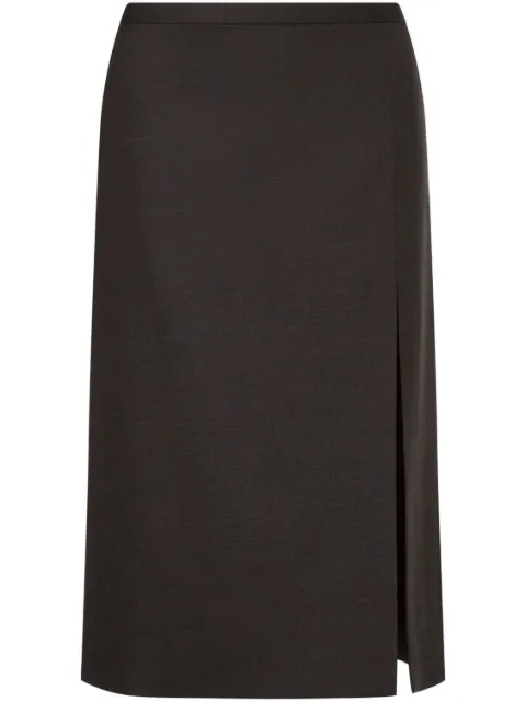 Philosophy Di Lorenzo Serafini high-waisted straight skirt Grey A01165727