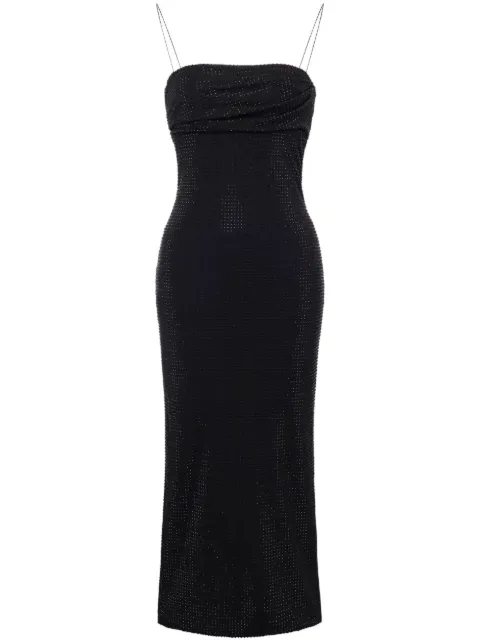 Philosophy Di Lorenzo Serafini crystal-embellished midi dress Black A04545725