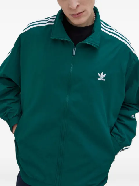 adidas three-stripe zip-up jacket Green IT2494