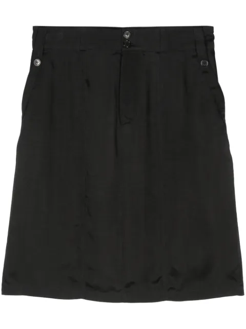 Saint Laurent twill-weave mini skirt Black 773304Y3I83