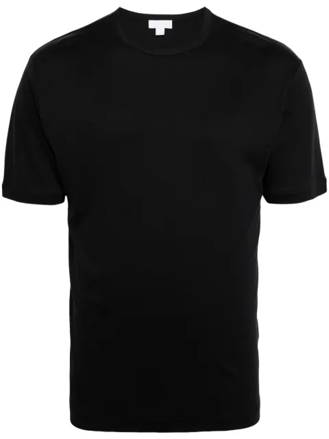 Sunspel crew-neck cotton T-shirt Black MTSH0063
