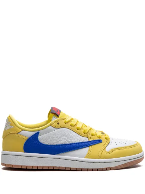 Jordan x Travis Scott Air Jordan 1 Retro Low "Canary" sneakers Neutrals DZ4137