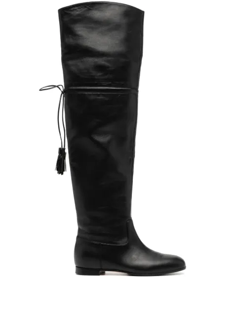 Fabiana Filippi tassel-detail leather boots Black ASD221W569F611