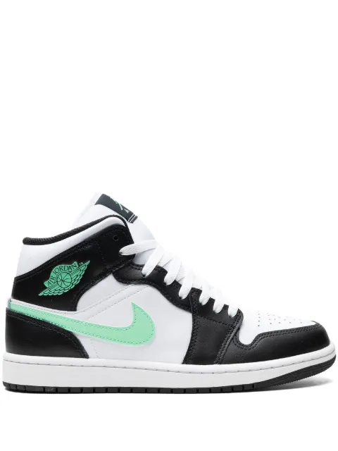 Jordan Air Jordan 1 Mid "Green Glow" sneakers Black DQ8426