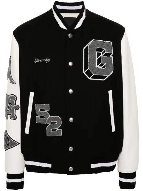 Givenchy colour-block bomber jacket Black BM011S6Y1W