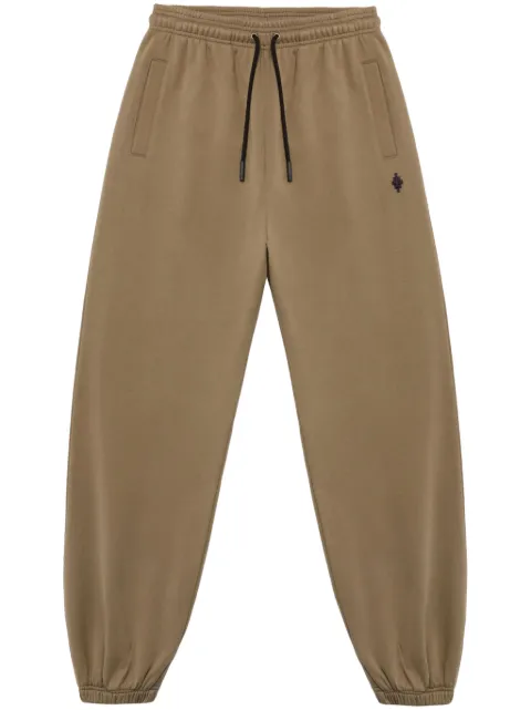 COUNTY OF MILAN Cross tapered track pants Brown CMCH034F24FLE0016E10