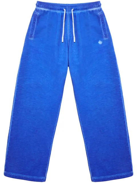 COUNTY OF MILAN Cross drawstring track pants Blue CMCH033F24FLE0014701