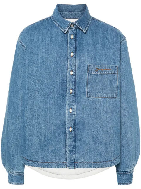 Jacquemus La Chemise Boulanger denim shirt jacket Blue 245DE0341521