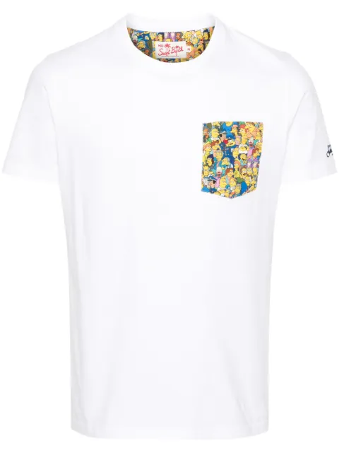 MC2 Saint Barth x The Simpsons Blanche cotton T-shirt White BLA0001