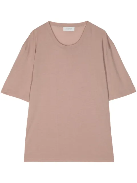 Laneus short-sleeve cotton T-shirt Brown S4LAMAJP183LA013