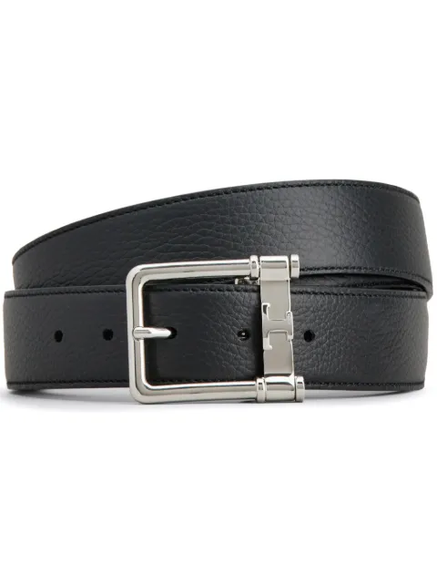 Tod's buckle leather belt Black XCMCQR76100HWK
