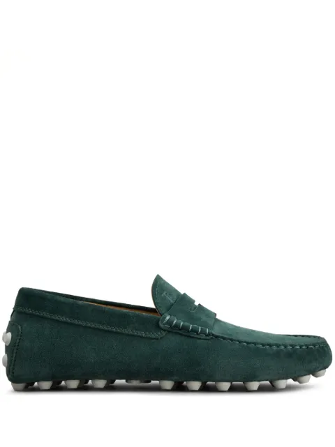 Tod's Gommino suede loafers Green XXM52K00640RE0