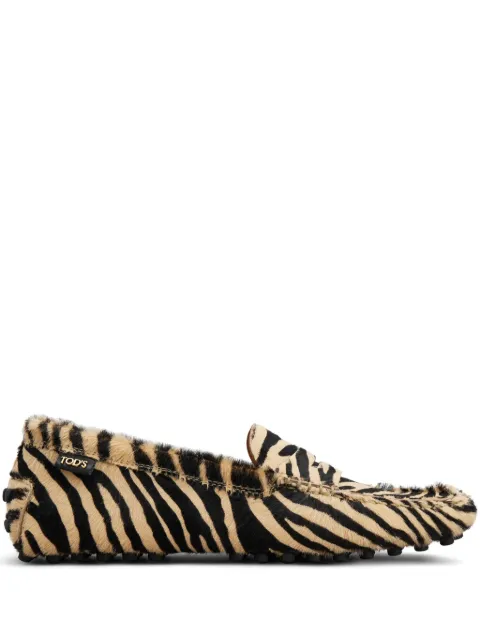 Tod's Gommino calf-hair loafers Black XXW22L00010NCN
