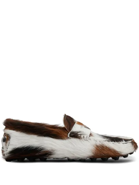 Tod's multi-colour calf-hair loafers White XXM52K00640ELS