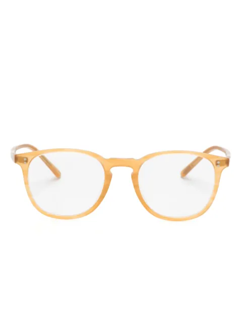 Oliver Peoples Finley 1993 round-frame glasses Yellow OV5491U