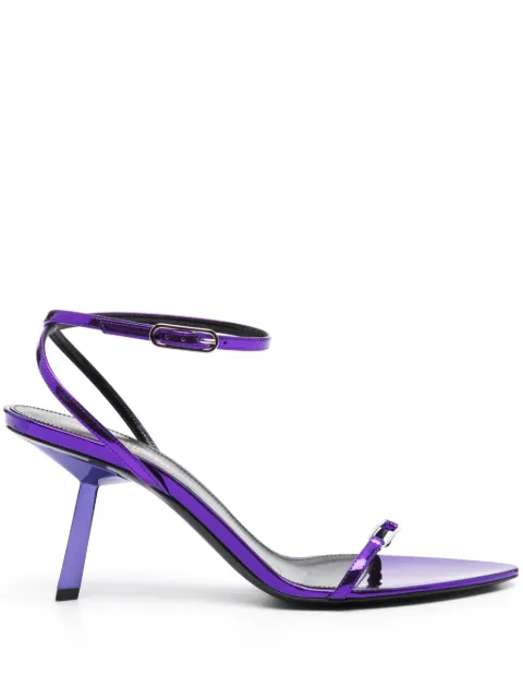 Saint Laurent 75mm Kitty sandals Purple 775116AAAQB