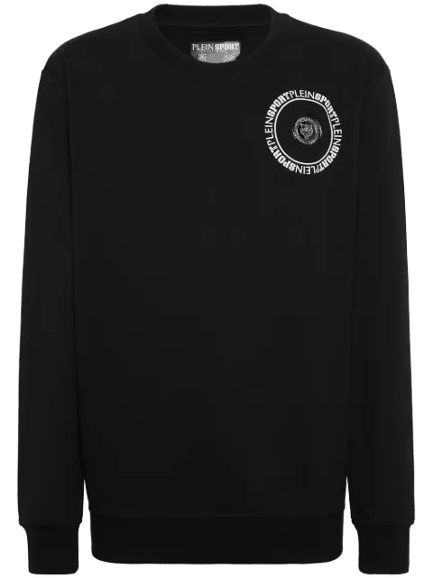 Plein Sport Carbon Tiger print sweatshirt Black FADCMJO1273STE003N