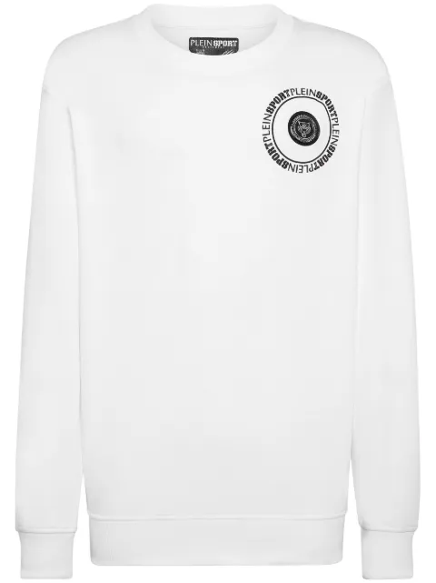 Plein Sport Carbon Tiger sweatshirt White FADCMJO1273STE003N