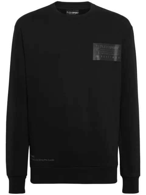 Plein Sport logo print sweatshirt Black FADCMJO1264STE003N