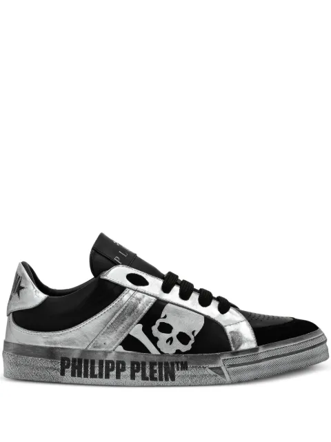 Philipp Plein Retrokickz TM leather sneakers Black FADSUSC0633PLE005N