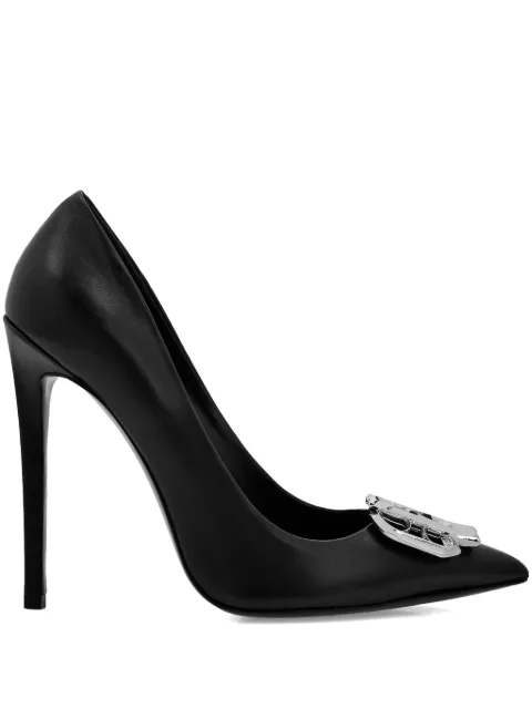 Philipp Plein 120mm Gothic pumps Black FADSWSD0546PLE010N