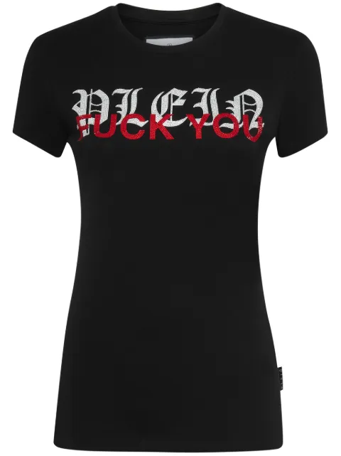 Philipp Plein Sexy Pure cotton T-shirt Black FADCWTK3273PJY002N