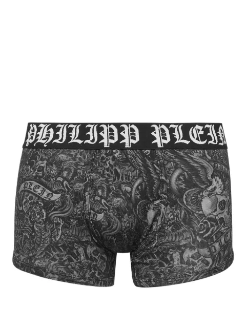 Philipp Plein logo boxers Black FADCMUY0426PTE003N