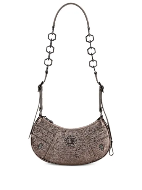 Philipp Plein mini leather shoulder bag Brown FADAWBA1984PLE010N