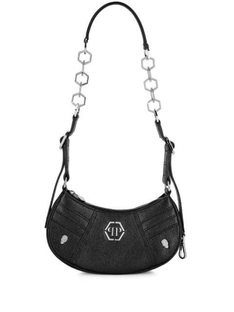 Philipp Plein mini leather shoulder bag Black FADAWBA1984PLE010N