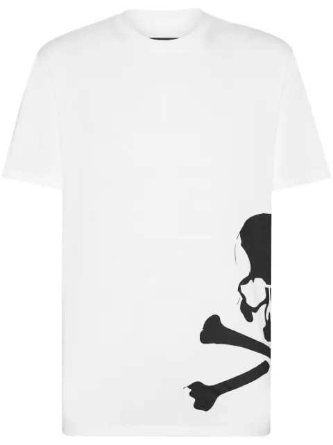 Philipp Plein Skull & Bones cotton T-shirt White FADCMTK7412PJY002N
