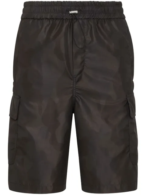 Philipp Plein drawstring cargo shorts Black FADCMRT1369PTE003N