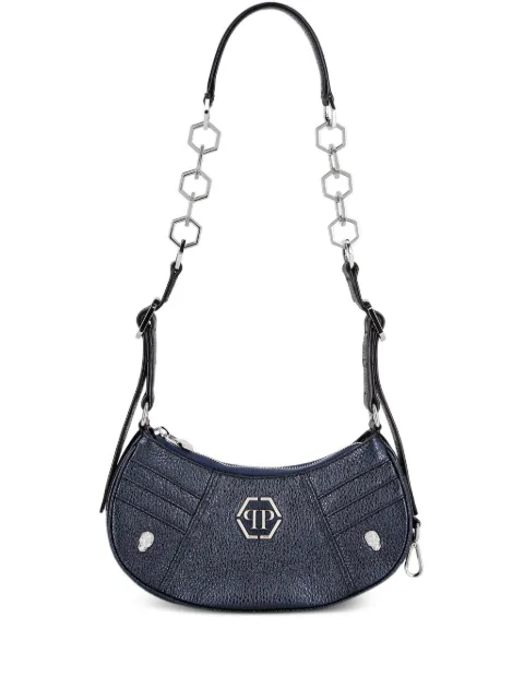 Philipp Plein mini leather shoulder bag Blue FADAWBA1984PLE010N