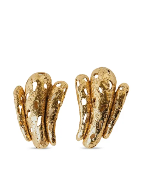 Paola Sighinolfi Lis cut-out earrings Gold PQN22E01