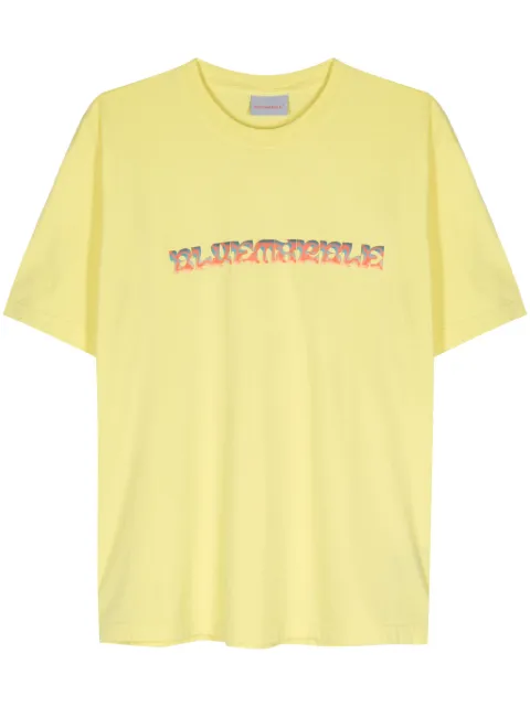 BLUEMARBLE UOLucky logo-print T-shirt Yellow TS35JE28A24