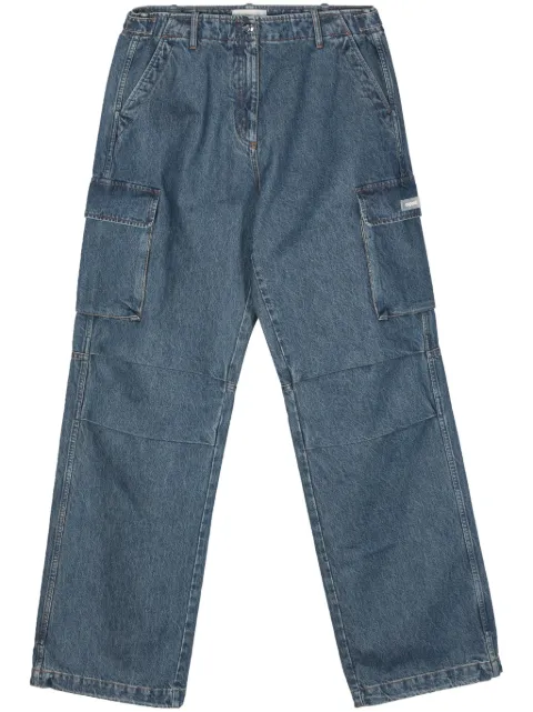 Coperni wide-leg cargo jeans Blue COPP40252
