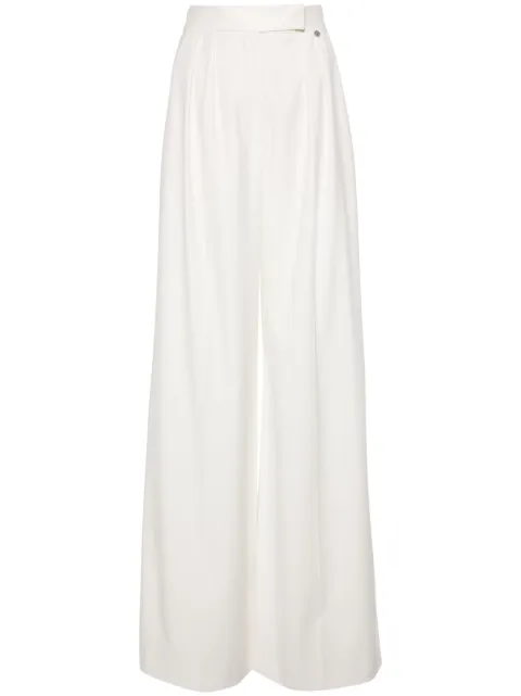 NISSA high-waist palazzo pants White P15488