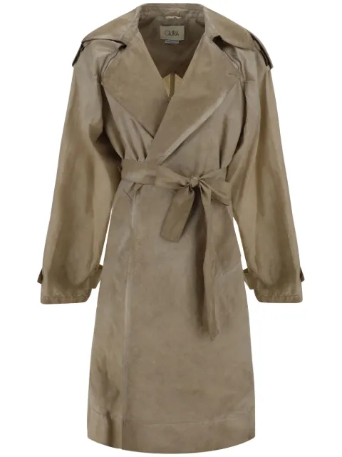 QUIRA Giacca trench coat Neutrals Q803CX