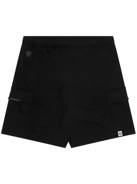AAPE BY *A BATHING APE® logo-patch cargo shorts Black ASPA676XXM