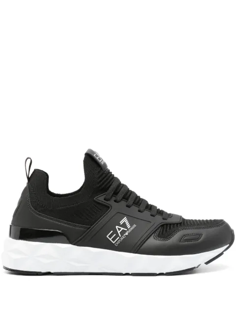 Ea7 Emporio Armani logo-embossed chunky sneakers Black X8X175XK380