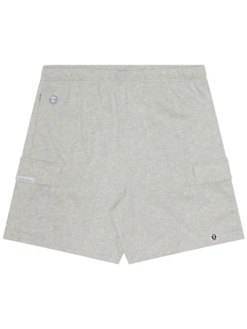 AAPE BY *A BATHING APE® logo-patch cargo shorts Grey ASPA676XAM