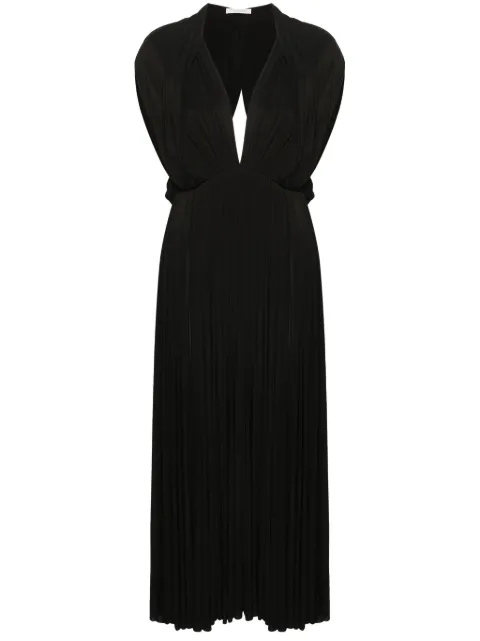 Philosophy Di Lorenzo Serafini sleeveless pleated dress Black A04432123
